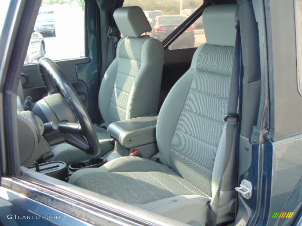 2007 Wrangler Sahara 4x4 - Steel Blue Metallic / Dark Slate Gray/Medium Slate Gray photo #11