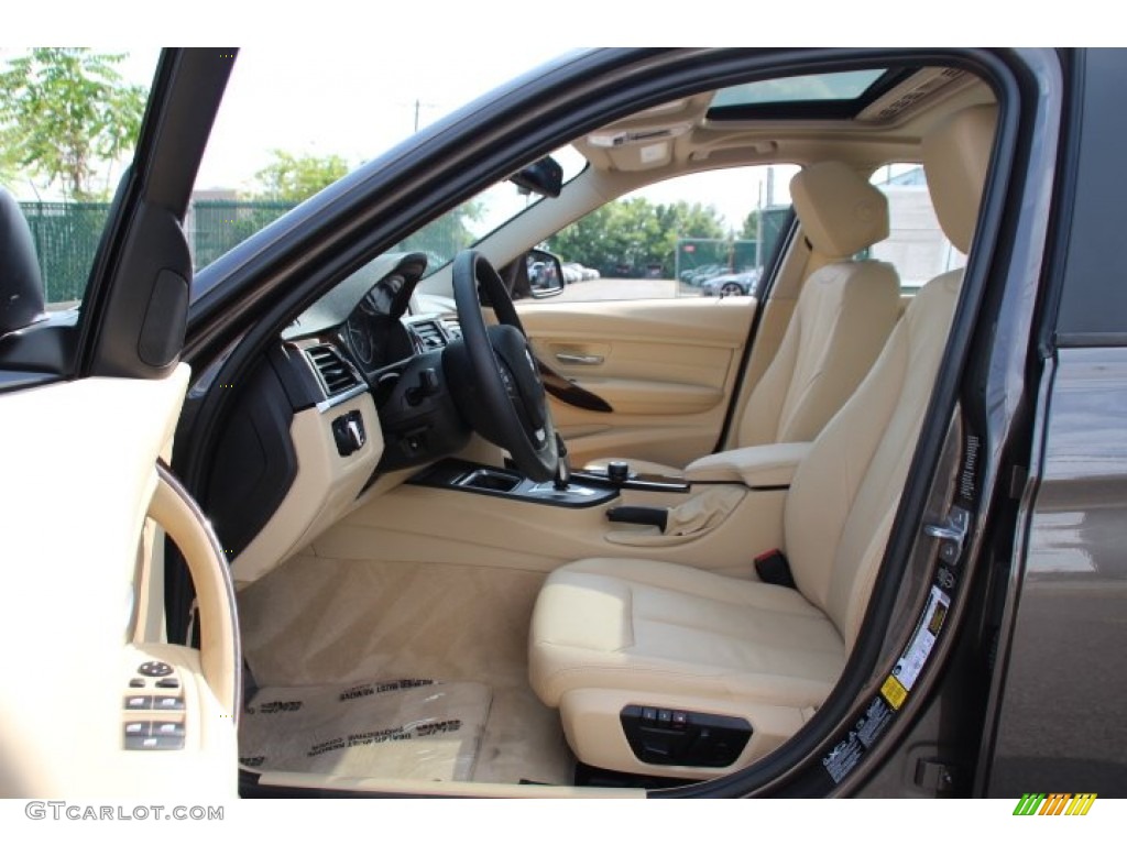 2014 3 Series 320i xDrive Sedan - Mojave Metallic / Venetian Beige photo #10