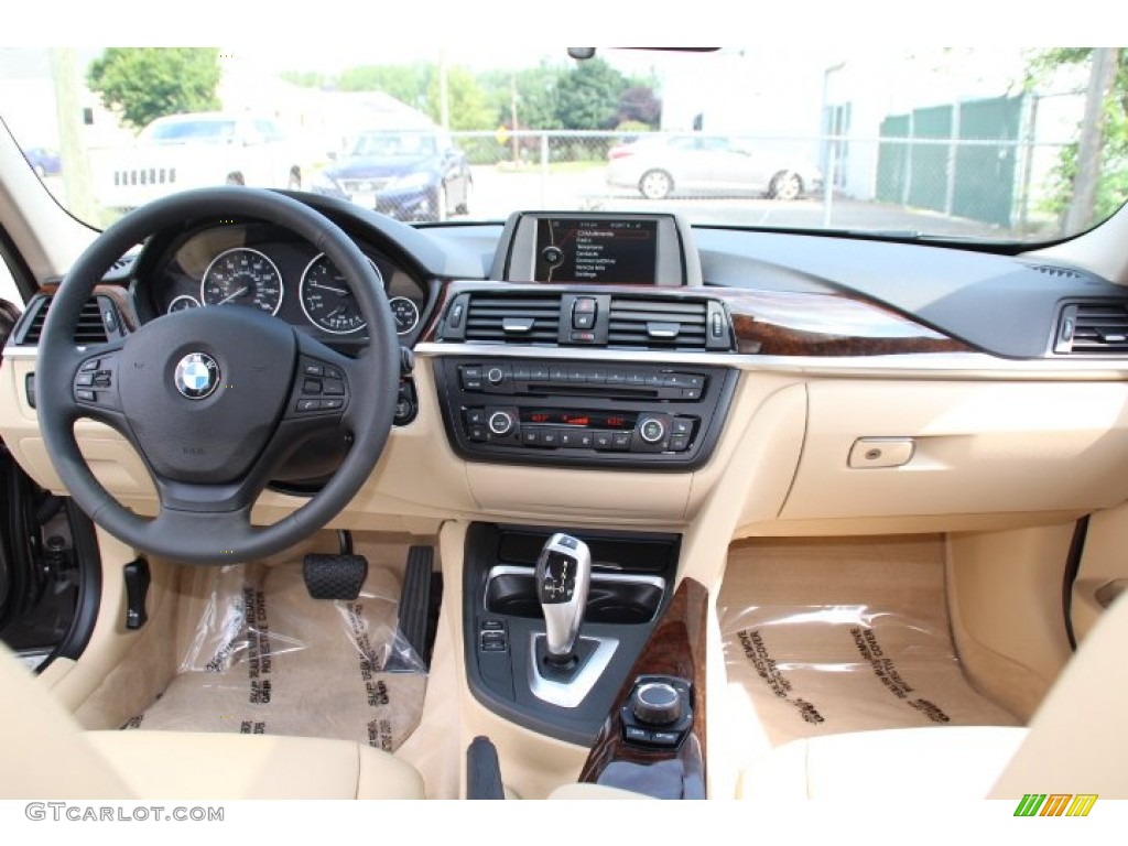 2014 3 Series 320i xDrive Sedan - Mojave Metallic / Venetian Beige photo #13