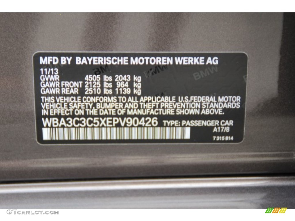2014 3 Series 320i xDrive Sedan - Mojave Metallic / Venetian Beige photo #32