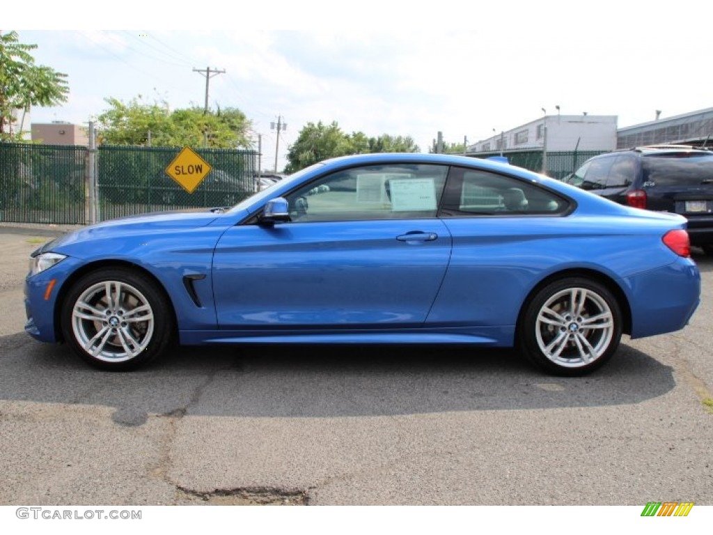 Estoril Blue 2014 BMW 4 Series 428i xDrive Coupe Exterior Photo #95670810