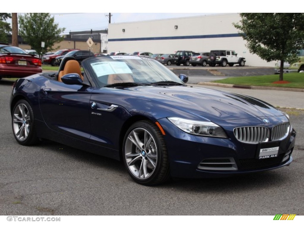 2014 Z4 sDrive35i - Deep Sea Blue Metallic / Walnut photo #2