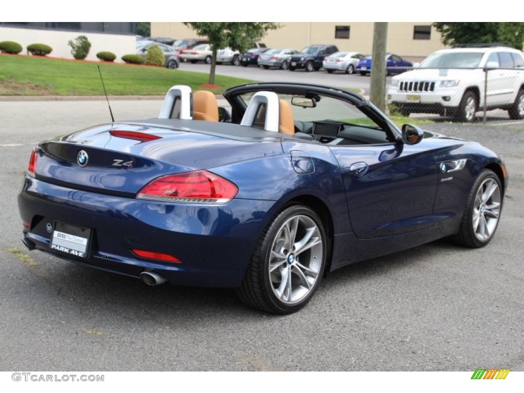 2014 Z4 sDrive35i - Deep Sea Blue Metallic / Walnut photo #3