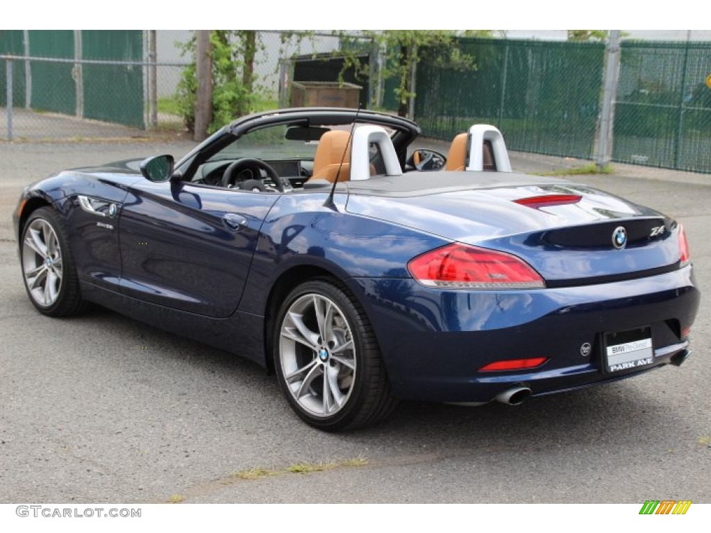 2014 Z4 sDrive35i - Deep Sea Blue Metallic / Walnut photo #5