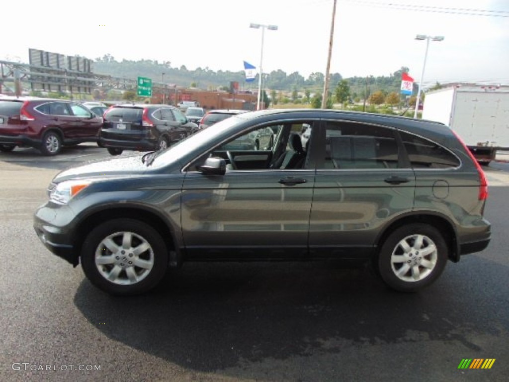 2011 CR-V SE 4WD - Polished Metal Metallic / Black photo #6