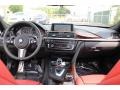 Coral Red/Black 2014 BMW 3 Series 328i xDrive Sedan Dashboard