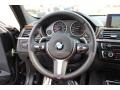 Coral Red/Black 2014 BMW 3 Series 328i xDrive Sedan Steering Wheel