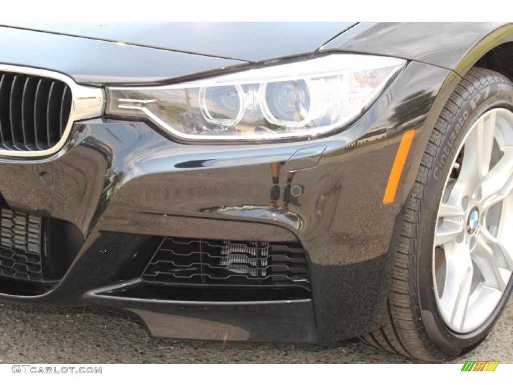 2014 3 Series 328i xDrive Sedan - Black Sapphire Metallic / Coral Red/Black photo #29
