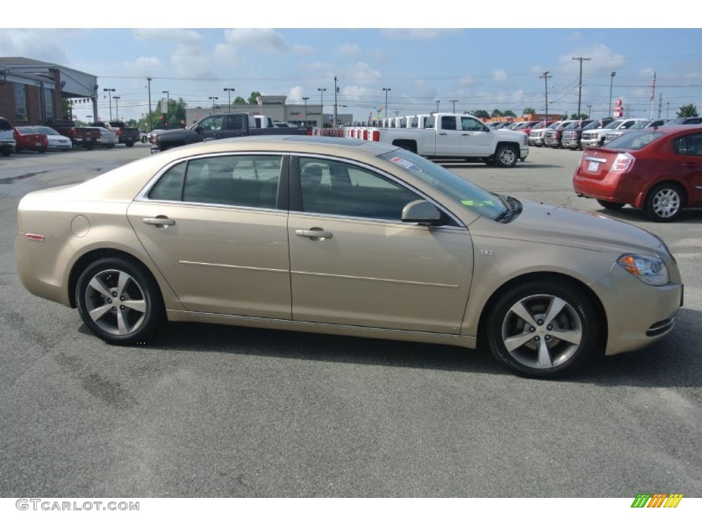 2008 Malibu LT Sedan - Sandstone Metallic / Ebony photo #6