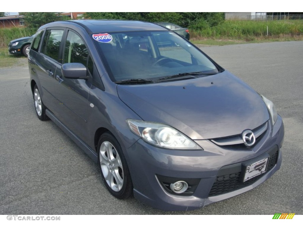 2008 MAZDA5 Touring - Galaxy Gray / Black photo #1