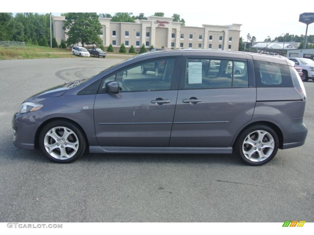 2008 MAZDA5 Touring - Galaxy Gray / Black photo #3