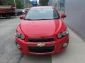 2014 Red Hot Chevrolet Sonic LT Sedan  photo #8