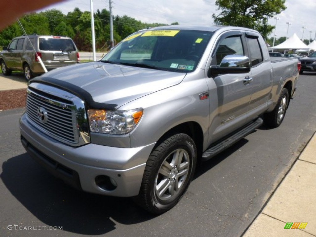 2012 Tundra Limited Double Cab 4x4 - Silver Sky Metallic / Graphite photo #4