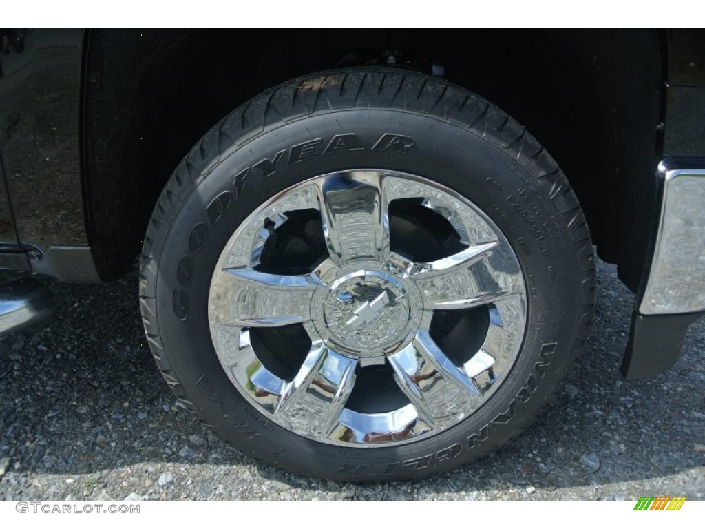 2014 Silverado 1500 LTZ Crew Cab 4x4 - Black / Cocoa/Dune photo #20