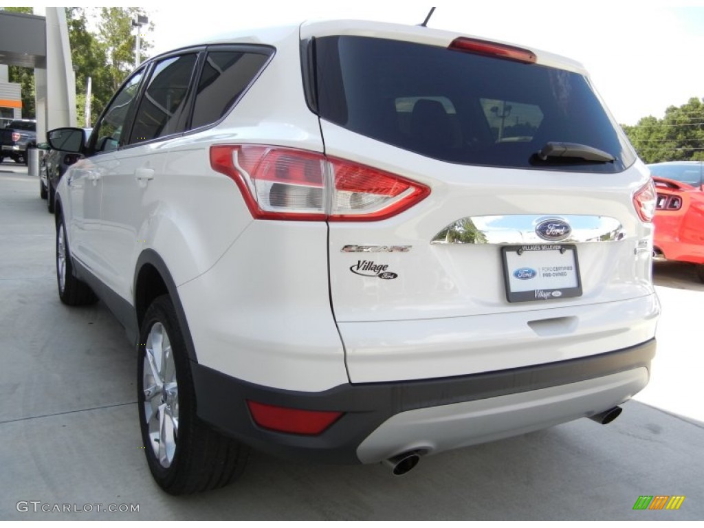 2013 Escape SEL 2.0L EcoBoost - White Platinum Metallic Tri-Coat / Medium Light Stone photo #2