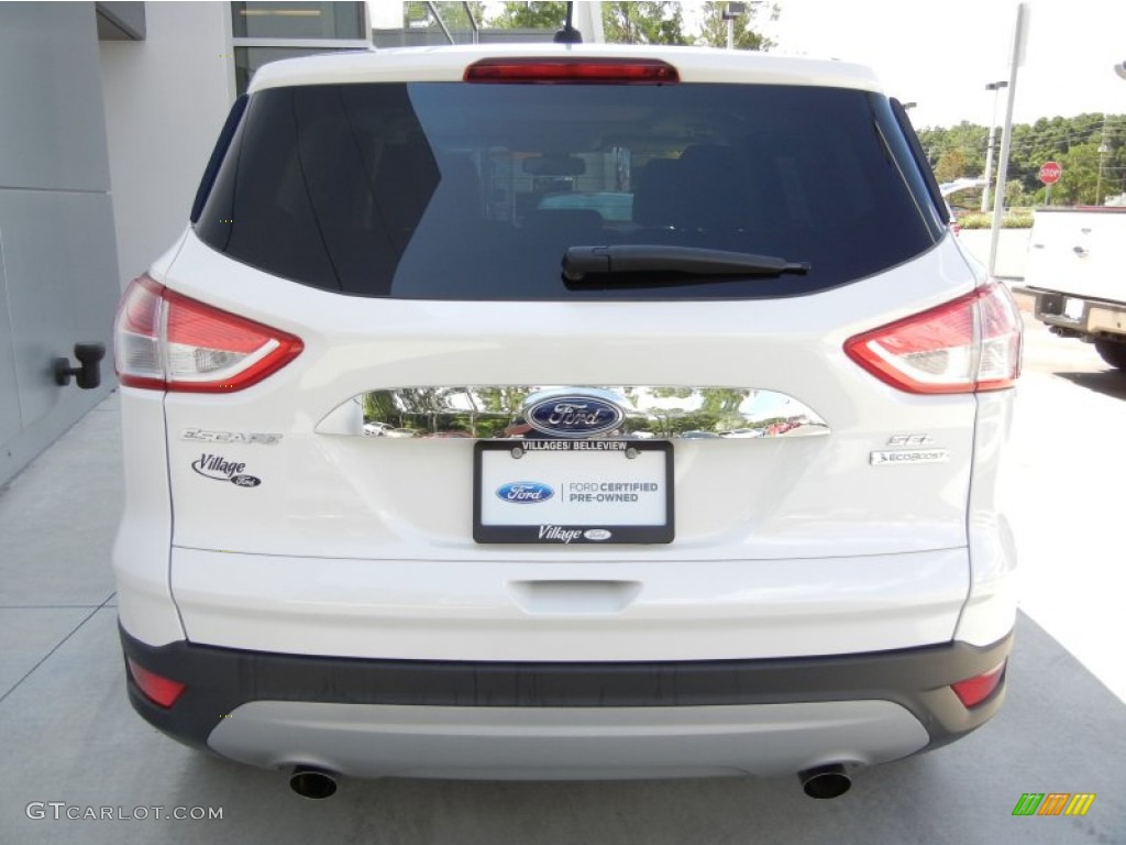 2013 Escape SEL 2.0L EcoBoost - White Platinum Metallic Tri-Coat / Medium Light Stone photo #3