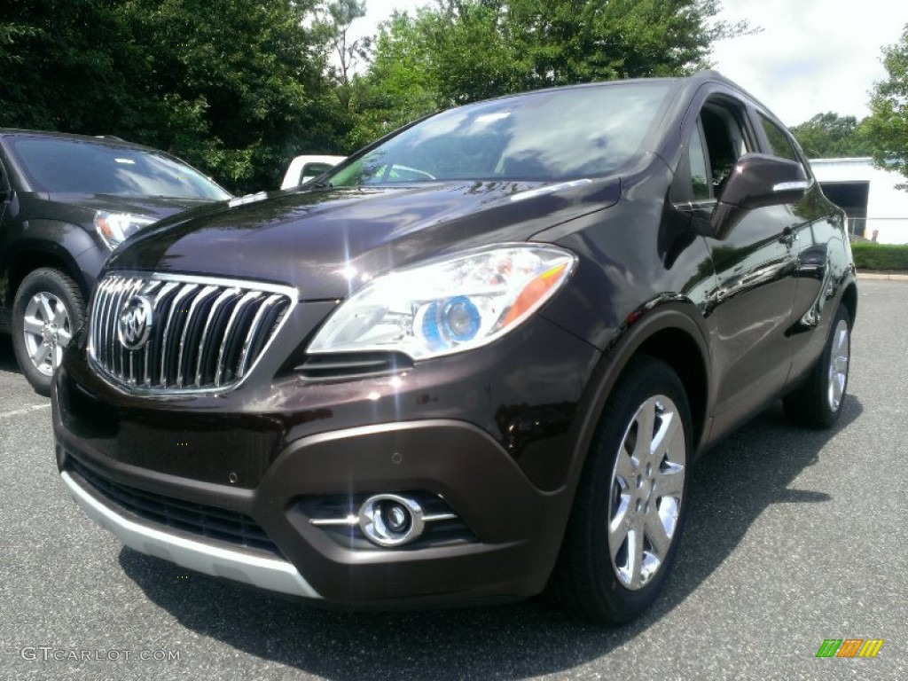 Deep Espresso Brown Metallic 2014 Buick Encore Premium Exterior Photo #95681802