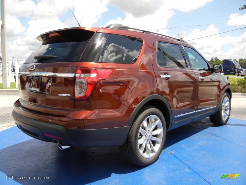 2015 Explorer Limited - Bronze Fire / Medium Light Stone photo #3