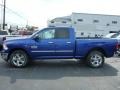 2014 Blue Streak Pearl Coat Ram 1500 Big Horn Quad Cab 4x4  photo #2