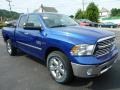 2014 Blue Streak Pearl Coat Ram 1500 Big Horn Quad Cab 4x4  photo #8