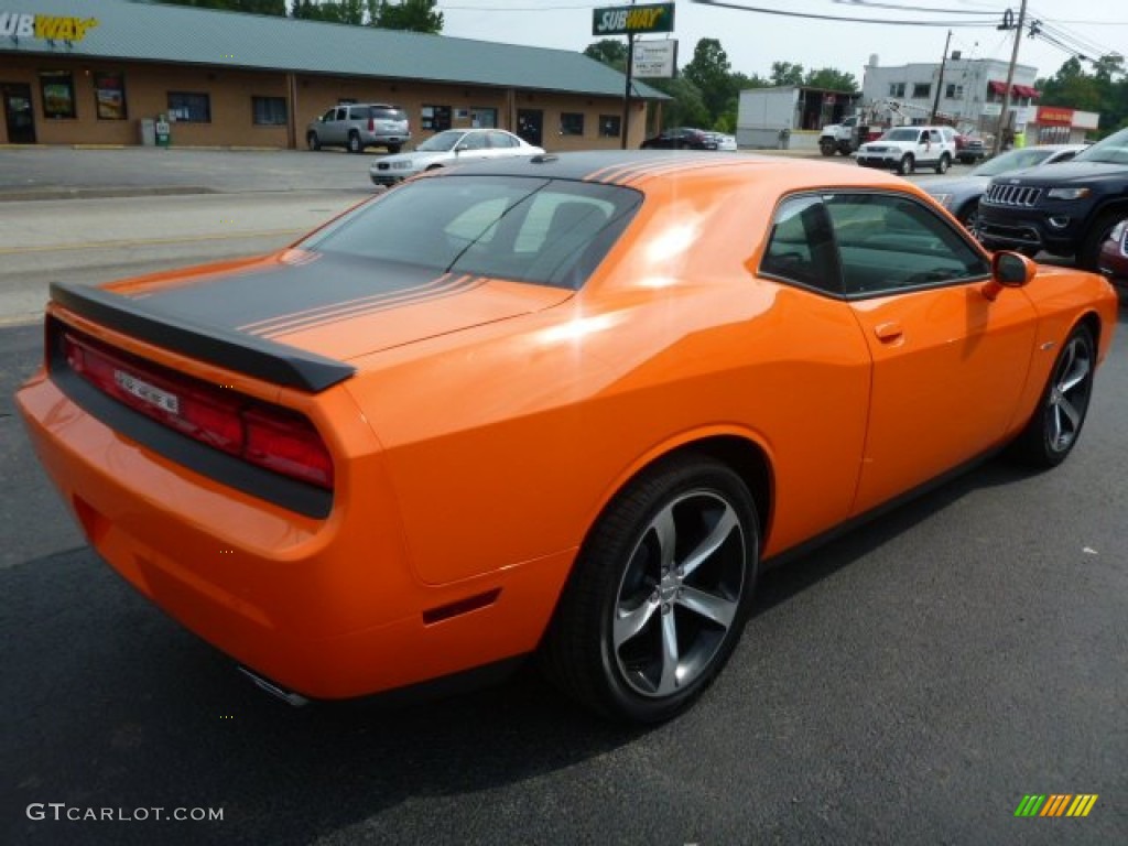 2014 Challenger R/T Shaker Package - Header Orange / Dark Slate Gray photo #5