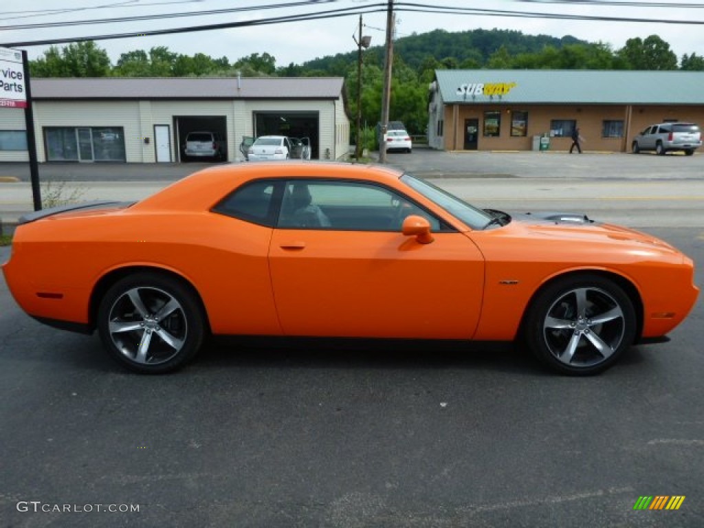 2014 Challenger R/T Shaker Package - Header Orange / Dark Slate Gray photo #6
