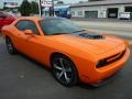 2014 Header Orange Dodge Challenger R/T Shaker Package  photo #7