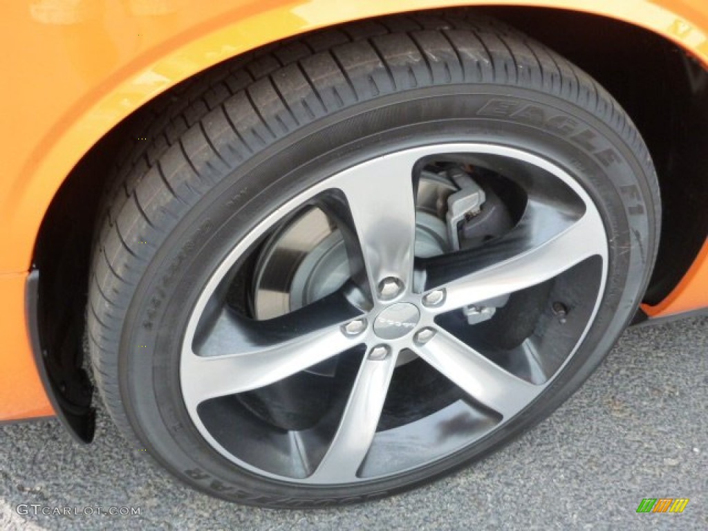 2014 Challenger R/T Shaker Package - Header Orange / Dark Slate Gray photo #9