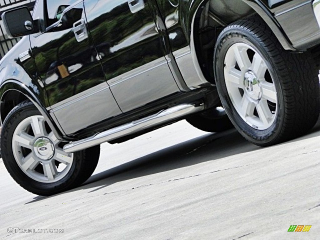 2006 F150 Lariat SuperCrew - Black / Black photo #6