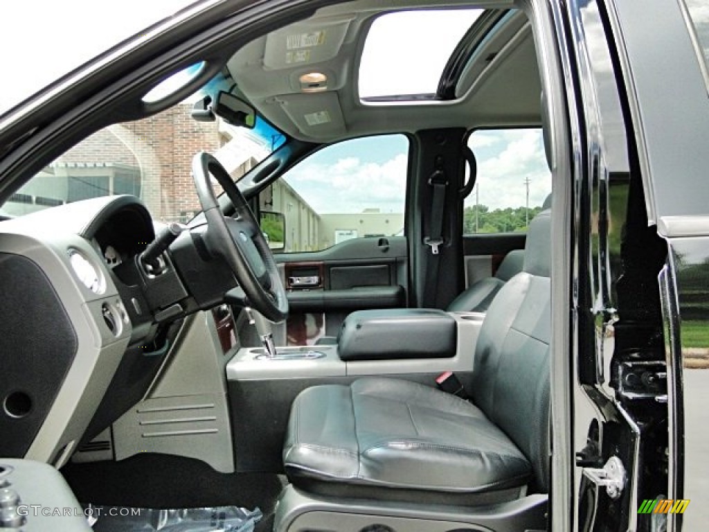2006 F150 Lariat SuperCrew - Black / Black photo #17