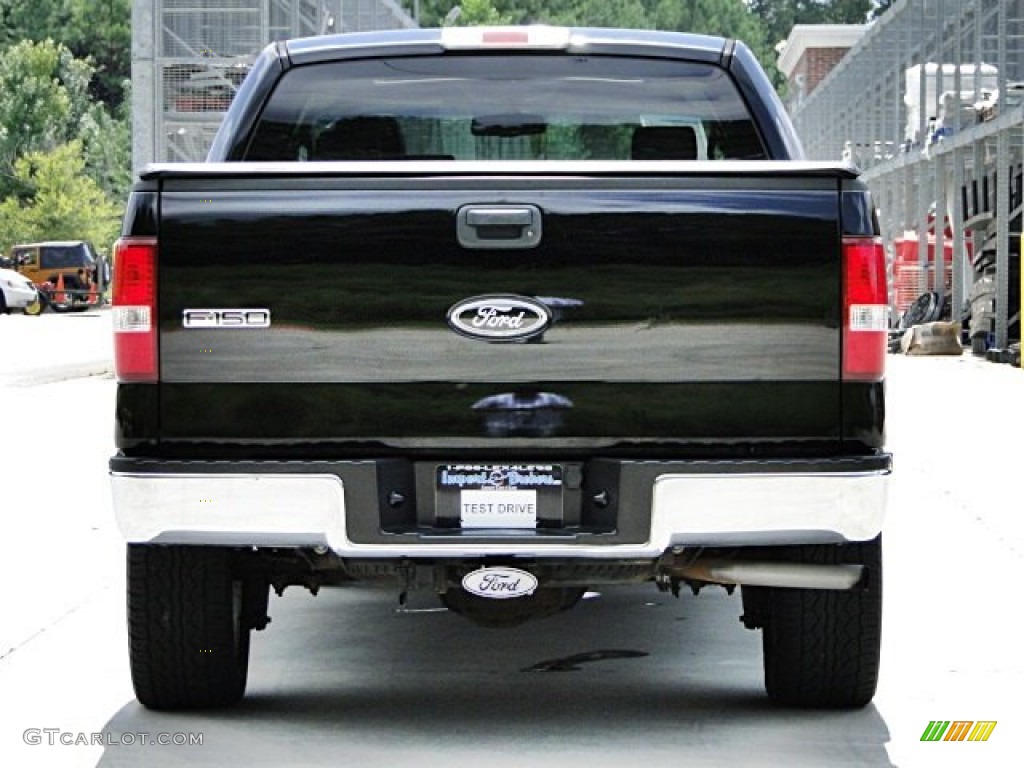 2006 F150 Lariat SuperCrew - Black / Black photo #33