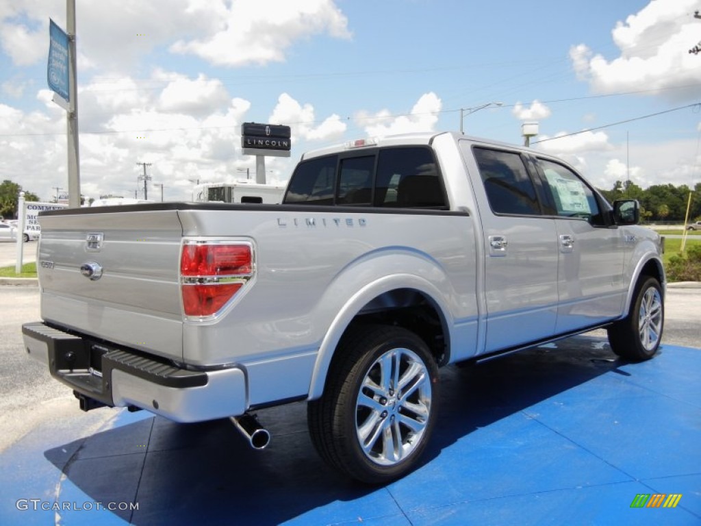 2014 F150 Limited SuperCrew 4x4 - Ingot Silver / Limited Marina Blue Leather photo #3