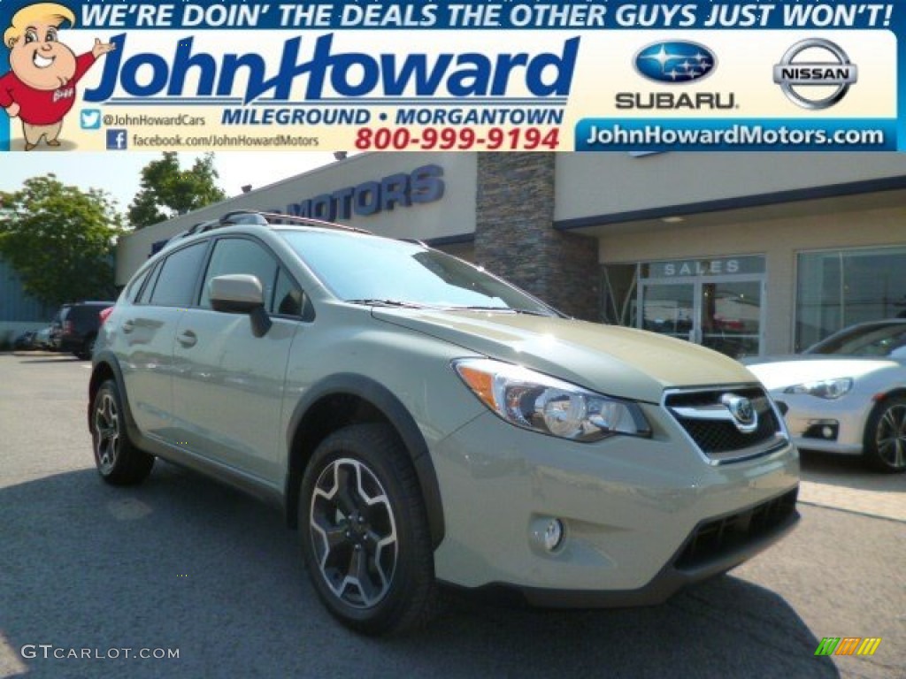 2014 XV Crosstrek 2.0i Premium - Desert Khaki / Black photo #1