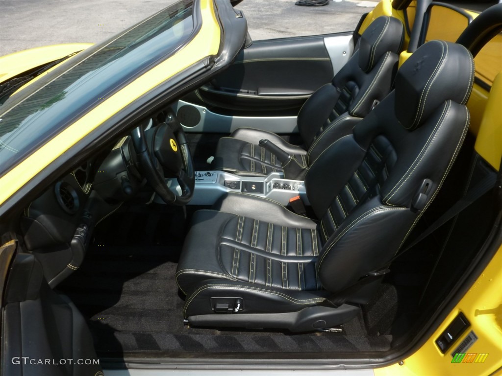 Nero (Black) Interior 2002 Ferrari 360 Spider Photo #95685831