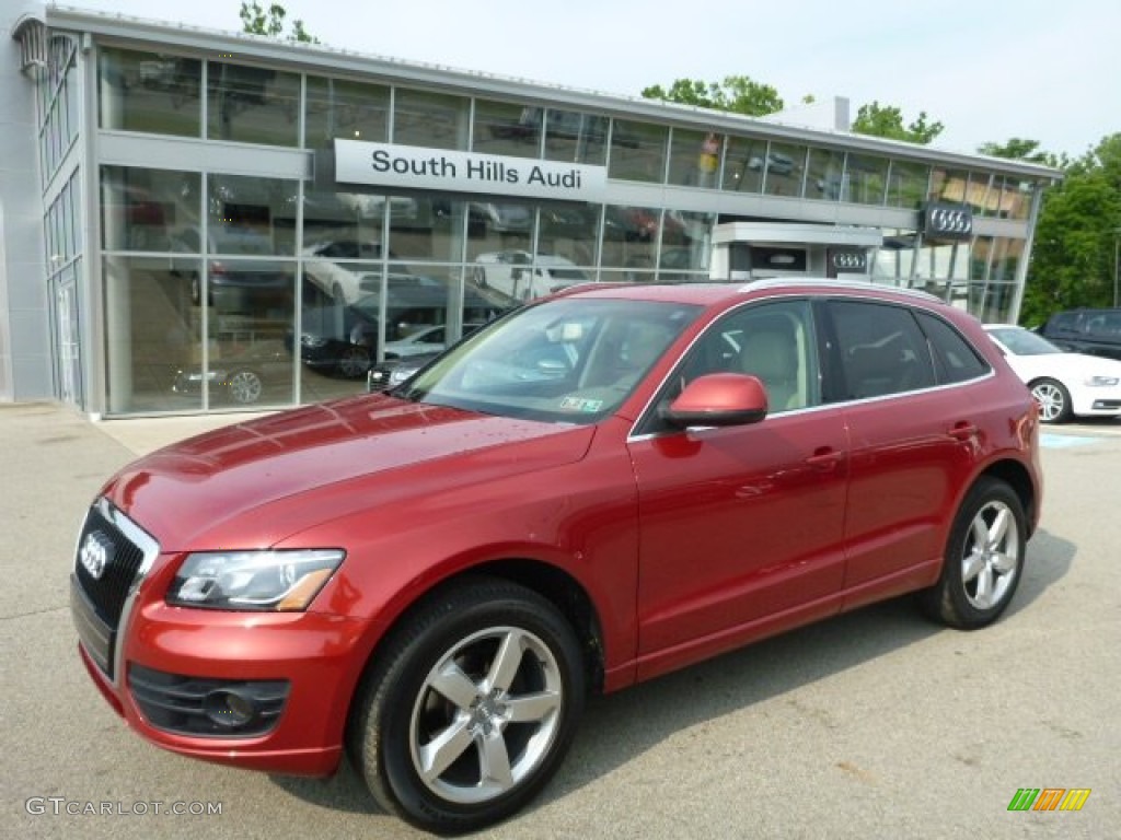 2010 Q5 3.2 quattro - Garnet Red Pearl Effect / Cardamom Beige photo #1
