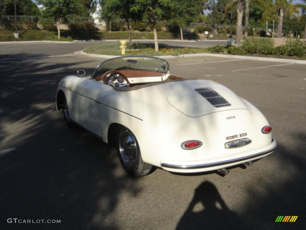 1956 356 Speedster ReCreation - White / Brown photo #3