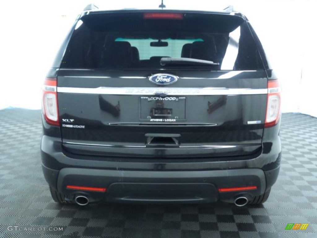 2014 Explorer XLT 4WD - Tuxedo Black / Charcoal Black photo #5