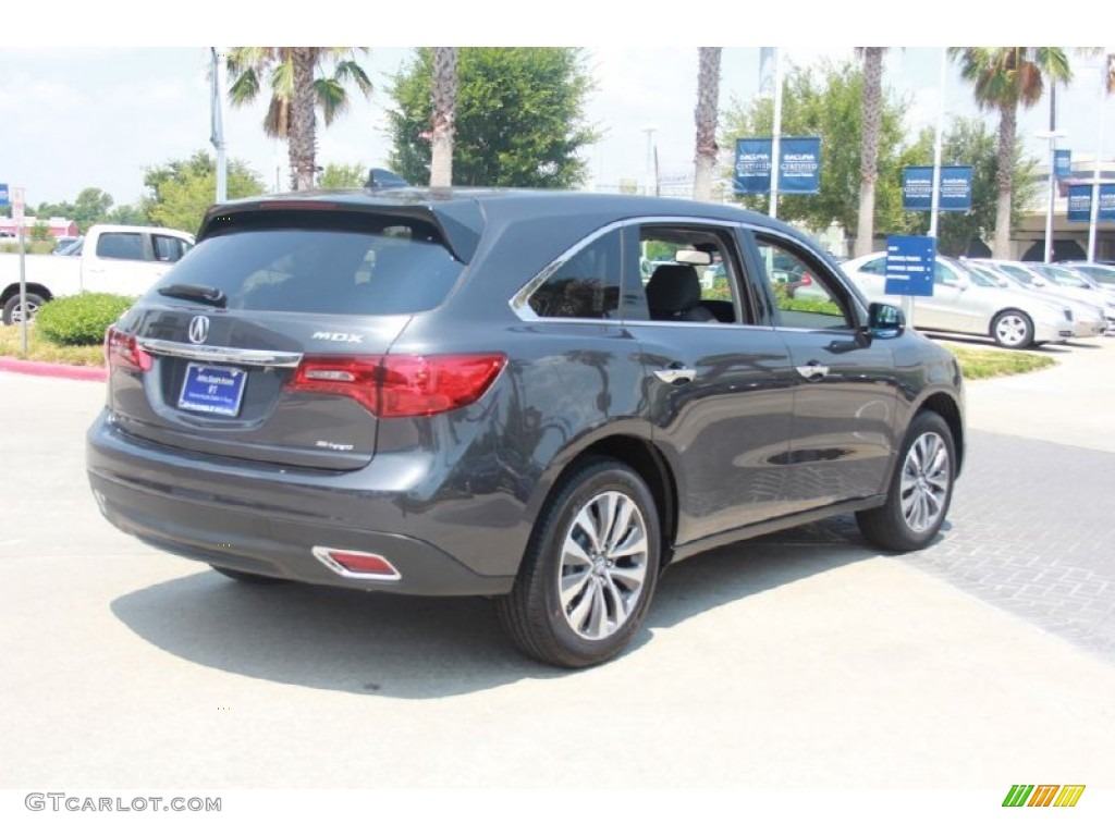 2015 MDX SH-AWD Technology - Graphite Luster Metallic / Ebony photo #7