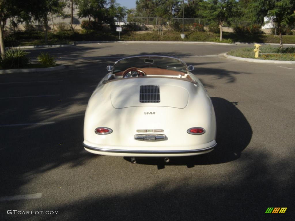 1956 356 Speedster ReCreation - White / Brown photo #4