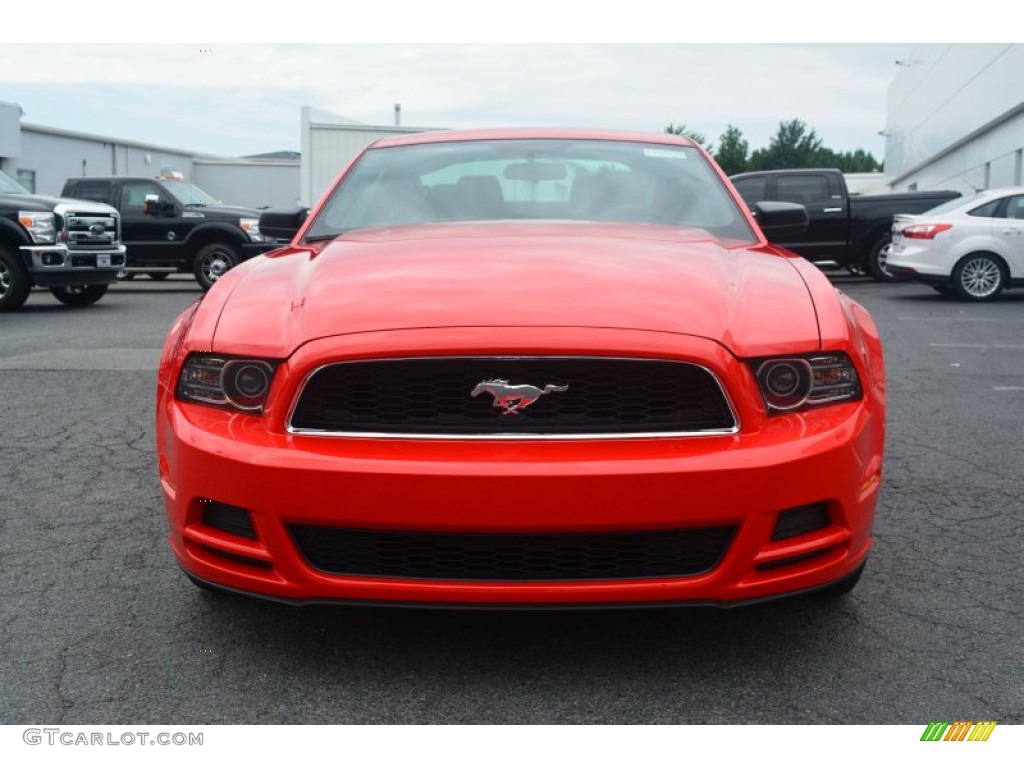 2014 Mustang V6 Coupe - Race Red / Charcoal Black photo #4