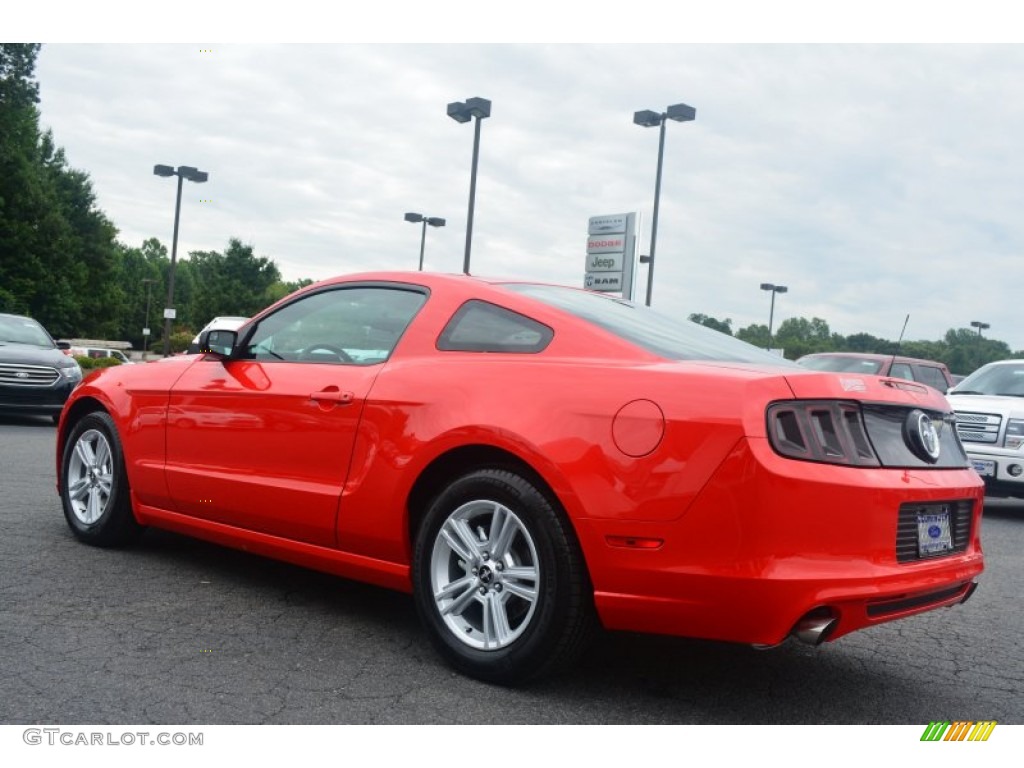 2014 Mustang V6 Coupe - Race Red / Charcoal Black photo #21