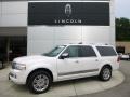 White Platinum Tri-Coat 2011 Lincoln Navigator L 4x4