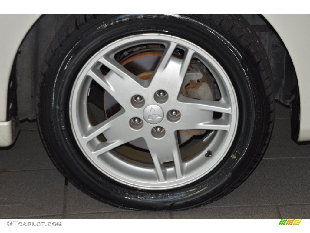 2005 Galant GTS V6 - Dover White Pearl / Black photo #3