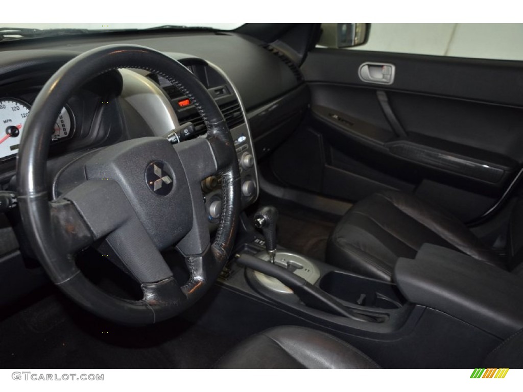 2005 Galant GTS V6 - Dover White Pearl / Black photo #12