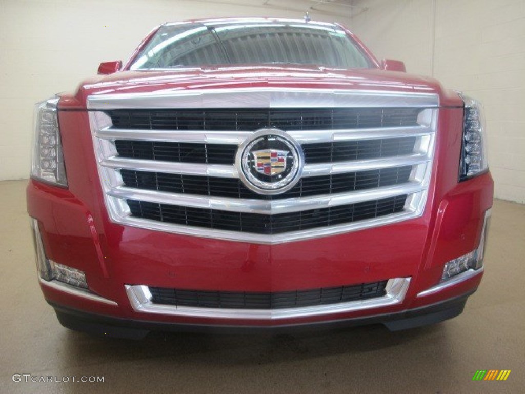 2015 Escalade Luxury 4WD - Crystal Red Tintcoat / Shale/Cocoa photo #3