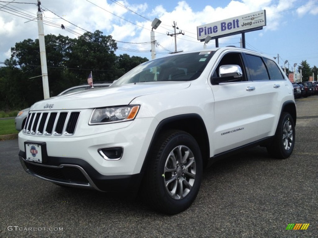 2014 Grand Cherokee Limited 4x4 - Bright White / Morocco Black photo #1