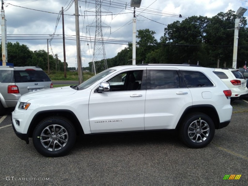 2014 Grand Cherokee Limited 4x4 - Bright White / Morocco Black photo #3