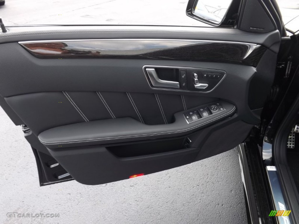 2014 Mercedes-Benz E 63 AMG S-Model Black Door Panel Photo #95694327