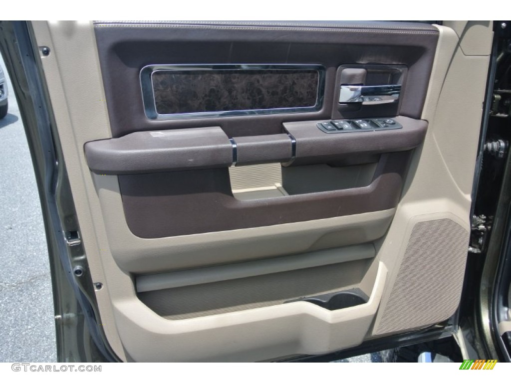 2011 Ram 2500 HD Laramie Longhorn Mega Cab 4x4 - Sagebrush Pearl / Light Pebble Beige/Bark Brown photo #12