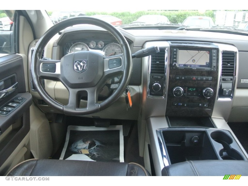 2011 Ram 2500 HD Laramie Longhorn Mega Cab 4x4 - Sagebrush Pearl / Light Pebble Beige/Bark Brown photo #22